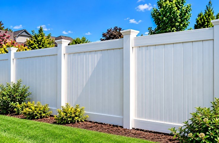 Vinyl fence styles